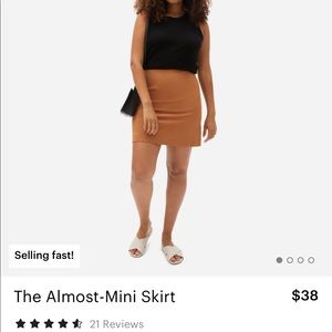 Everlane - Almost-Mini Skirt - Size 4